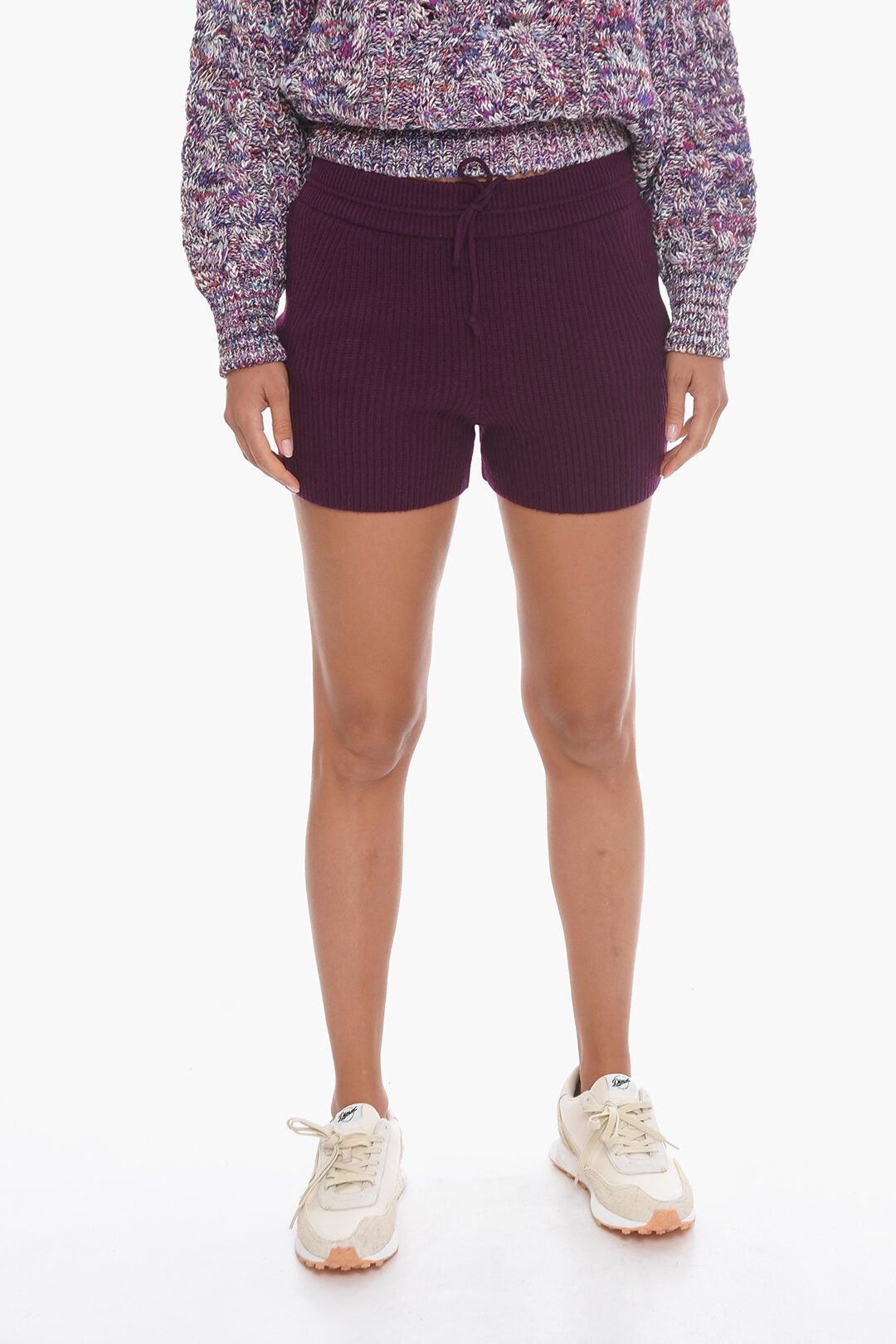 image of Helmut Lang Og1Mm0124 Short In Burgundy, Women's (Size 32)