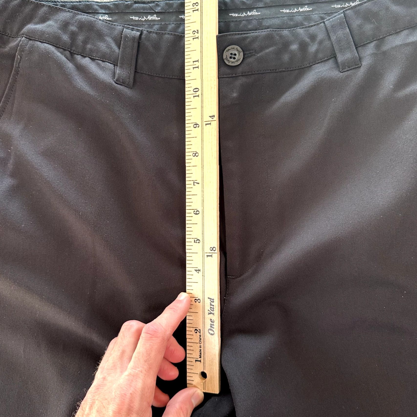 TravisMathew Travis Mathew Pants Men 36 Black Dress Stretch Golf Straight Pants Size US 36 / EU 52 - 6 Thumbnail