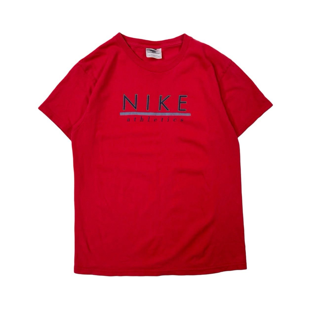 Vintage Vintage 90s Nike Athletics Spellout Graphic T Shirt Size US S / EU 44-46 / 1 - 1 Thumbnail