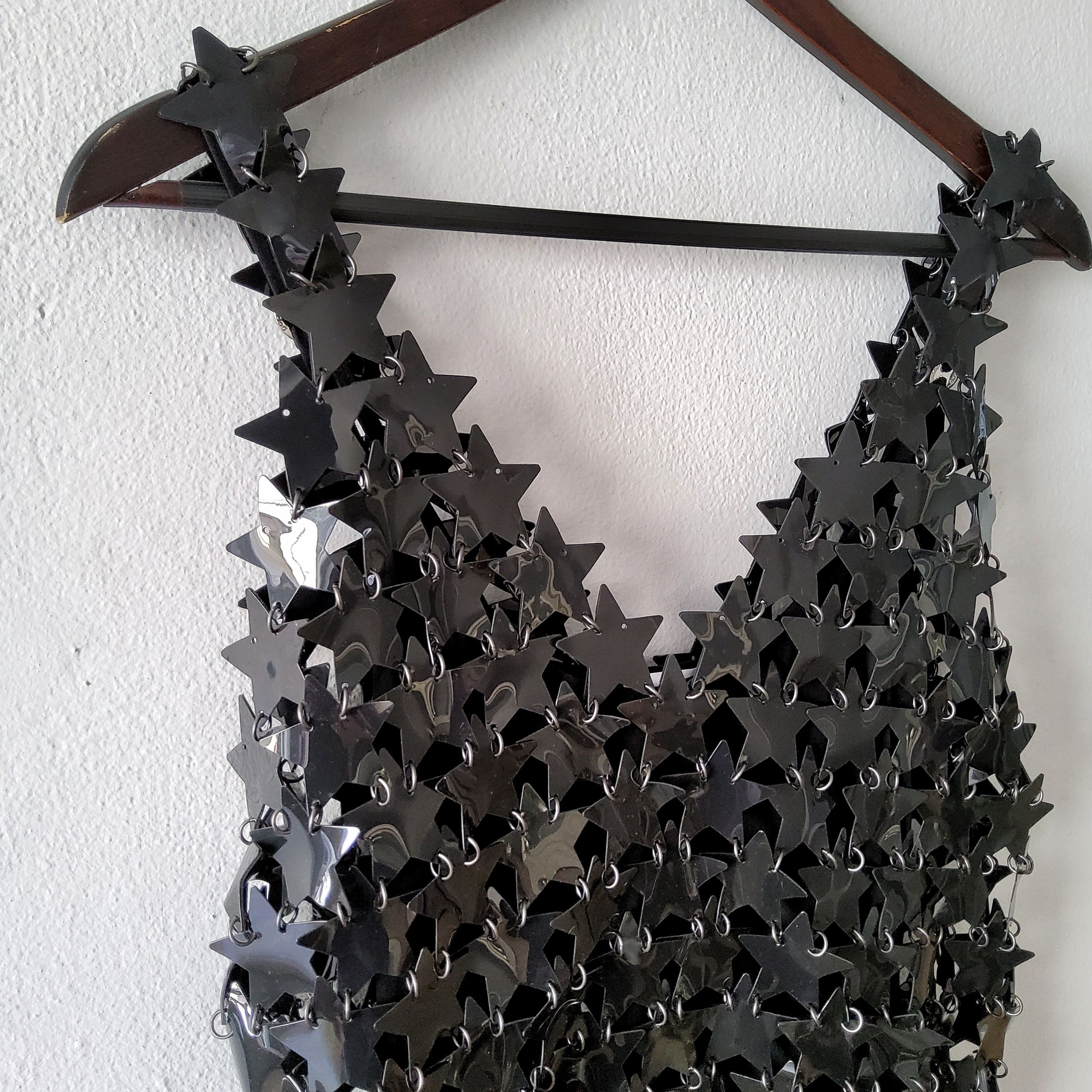 Paco Rabanne Paco Rabanne FW 2019 star chainmail shift mini dress Size XL / US 12-14 / IT 48-50 - 4 Thumbnail