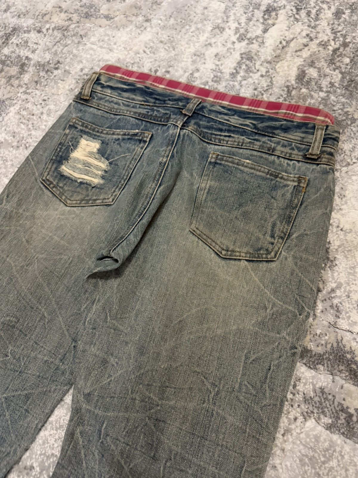 Hysteric Glamour Hysteric Glamour Style Studded Distressed Double Waist Jeans Size US 30 / EU 46 - 13 Thumbnail
