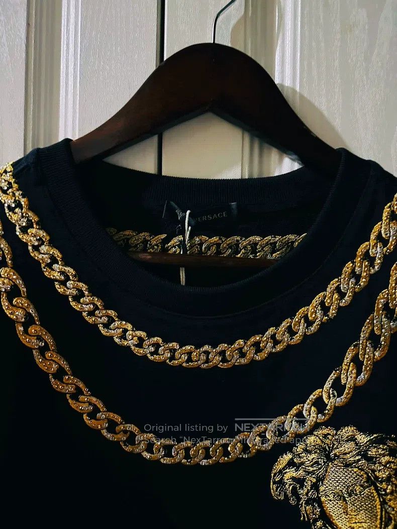 Versace Versace Ten thousand needle embroidered diamond inlaid ult Size US XL / EU 56 / 4 - 3 Thumbnail