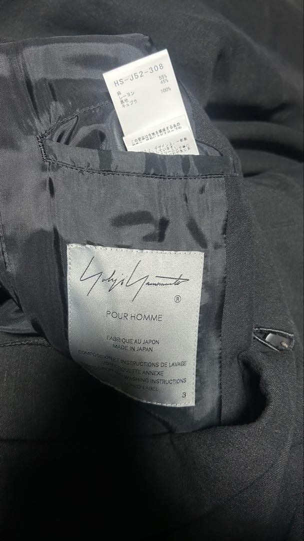 Yohji Yamamoto POUR HOMME 24ss linen jacket