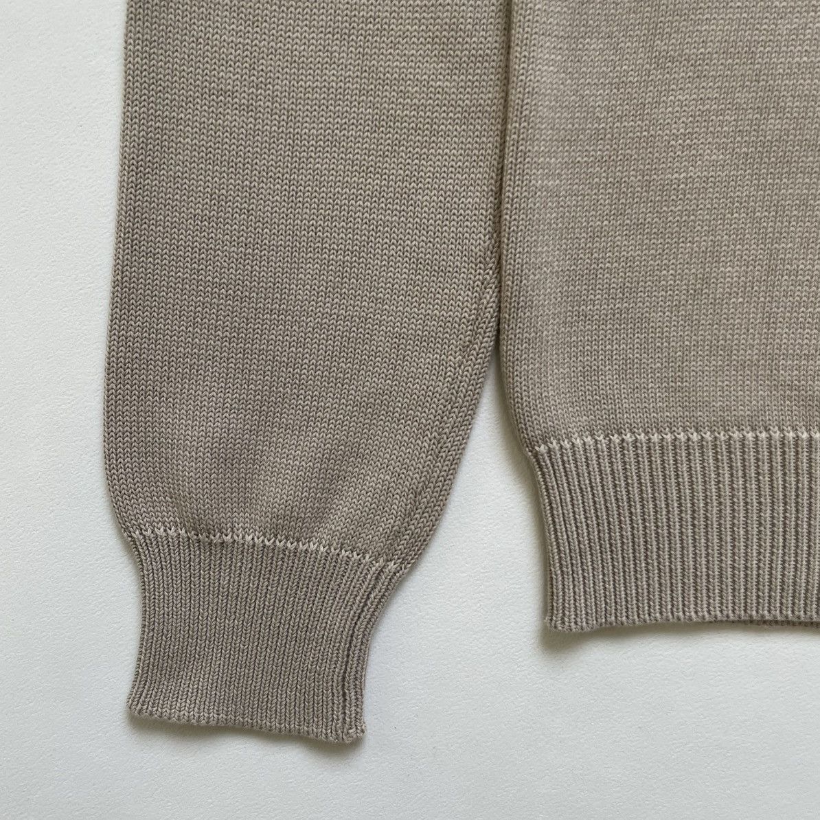Maison Margiela ‘Destroyed Fair Isle’ Weave Beige Sweater Size US M / EU 48-50 / 2 - 9 Thumbnail