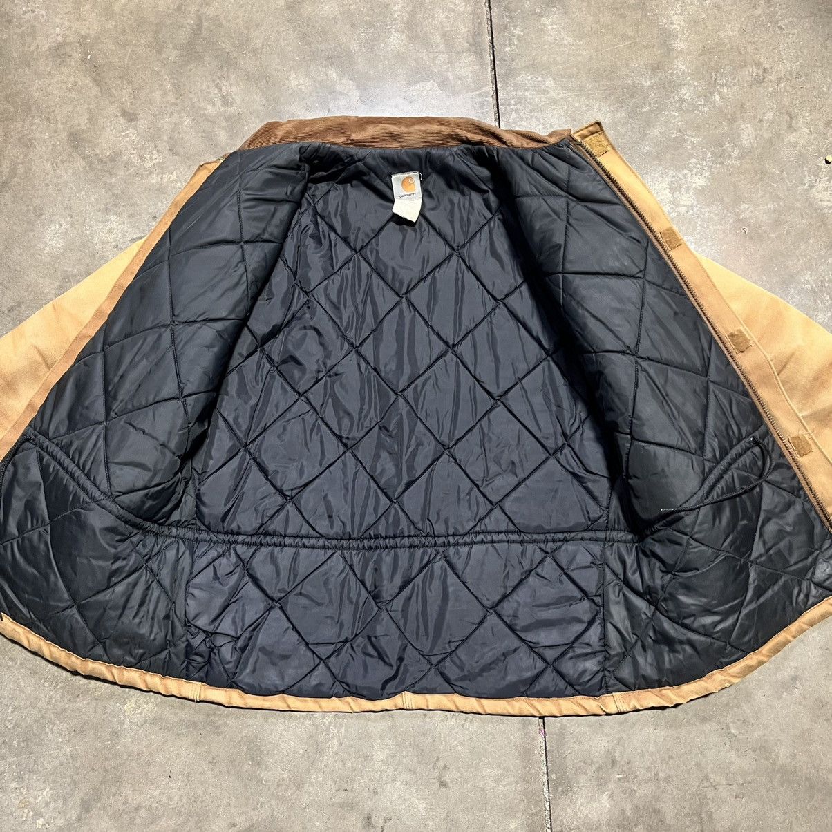 Vintage 90s Carhartt Arctic Jacket Chore Barn Coat Corduroy main image 0
