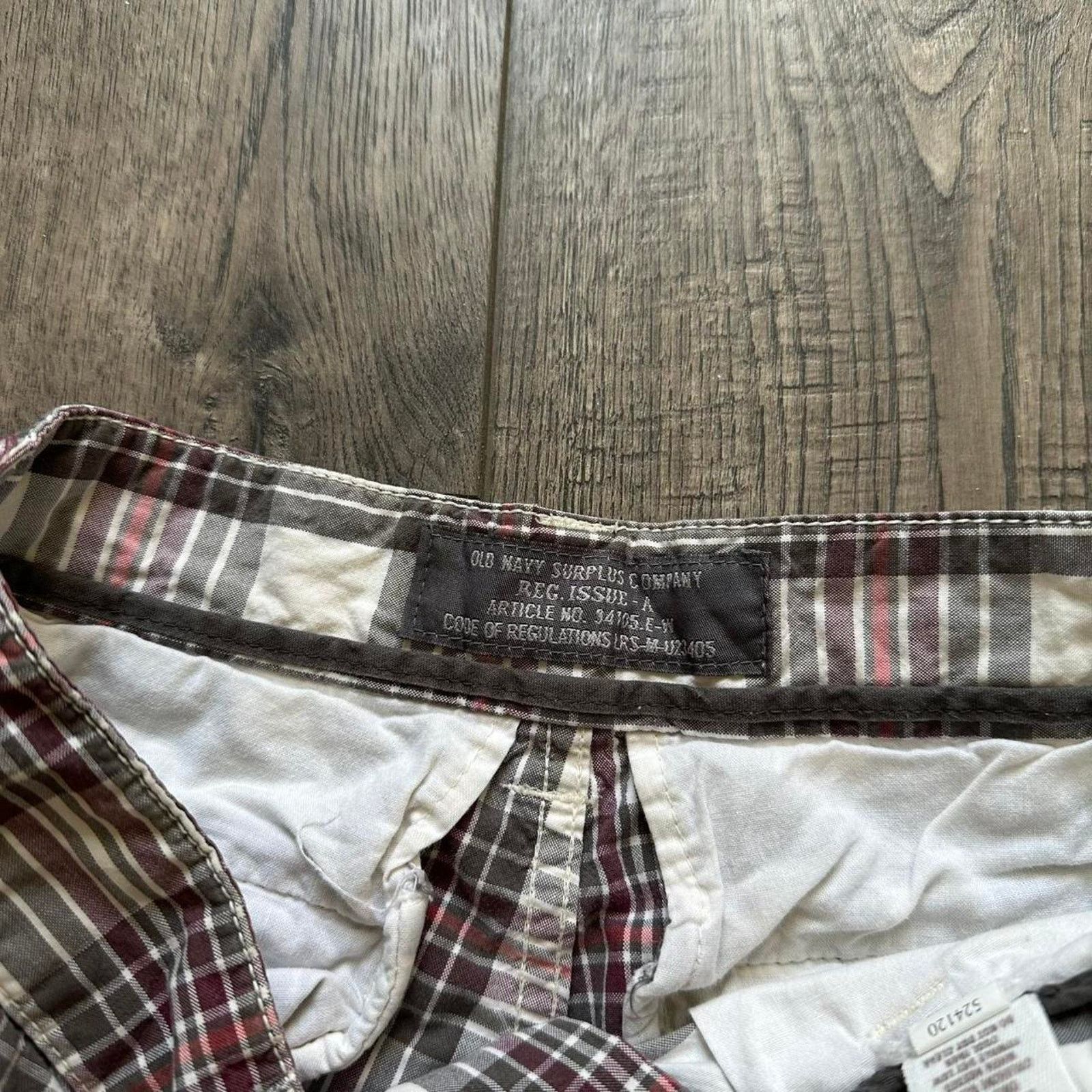 Old Navy Vintage Y2K 00s Old Navy Basic Preppy Plaid Skater Shorts Size US 28 / EU 44 - 3 Thumbnail