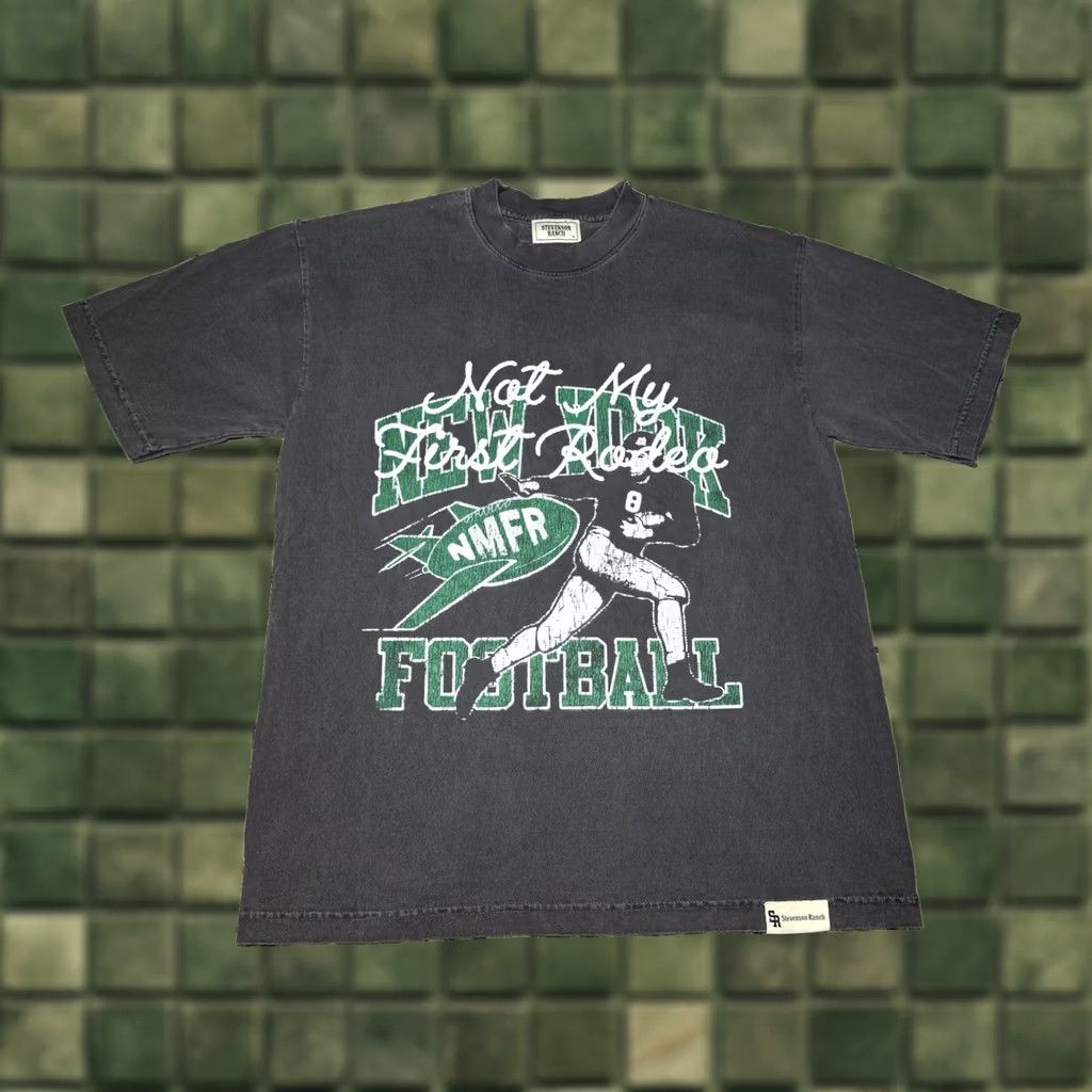 Etro Stevenson Ranch Rodeo New York Football Graphic T-Shirt Mens M Gray Retro Size US M / EU 48-50 / 2 - 1 Thumbnail