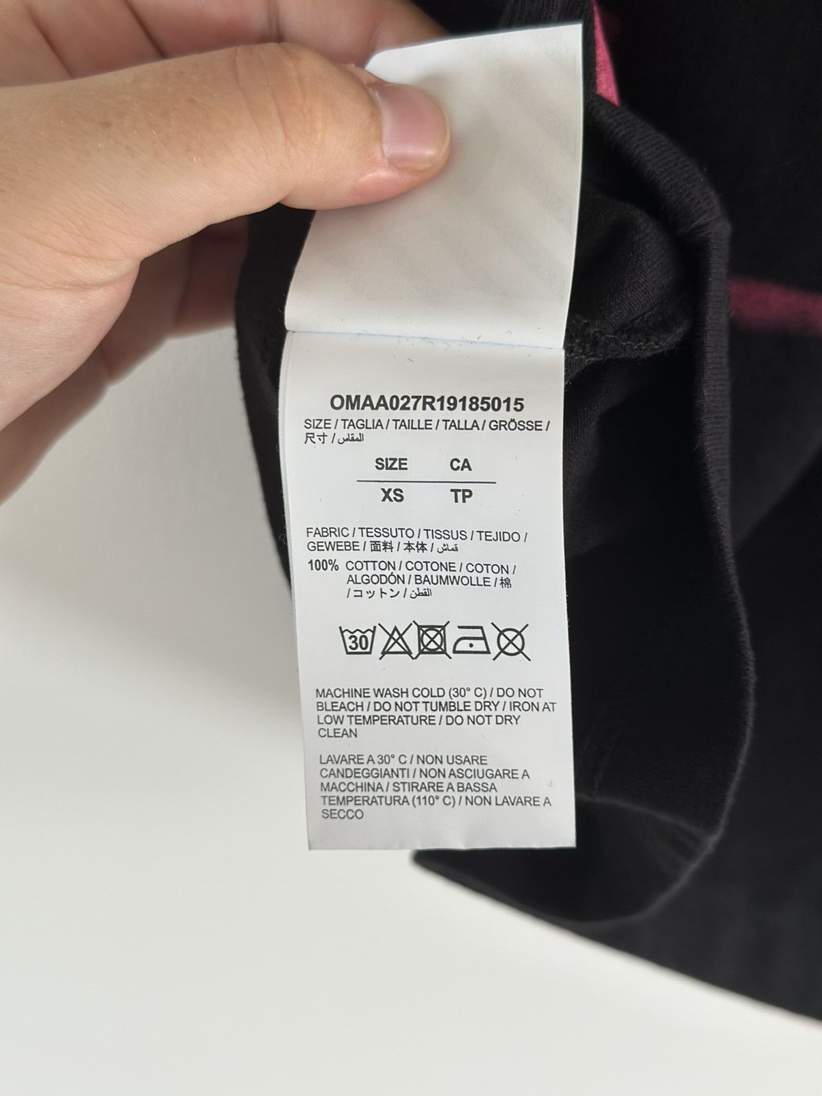 Off-White Off White "Impressionism" Diag Stencil Tee Black Size US XS / EU 42 / 0 - 4 Thumbnail