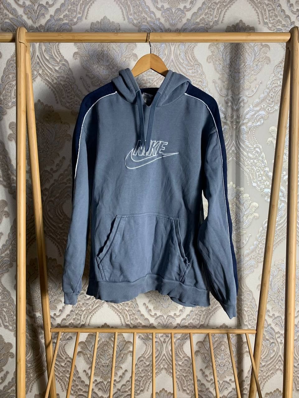 Nike Vintage Nike Big Logo Swoosh Retro Hoodie Drill Y2K 90s Size US XL / EU 56 / 4 - 1 Thumbnail