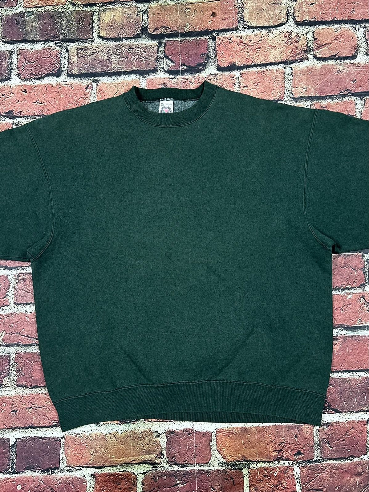 Vintage Vintage 90s MUNSINGWEAR Super Cotton Sweatshirt Heavyweight Size US XXL / EU 58 / 5 - 2 Thumbnail
