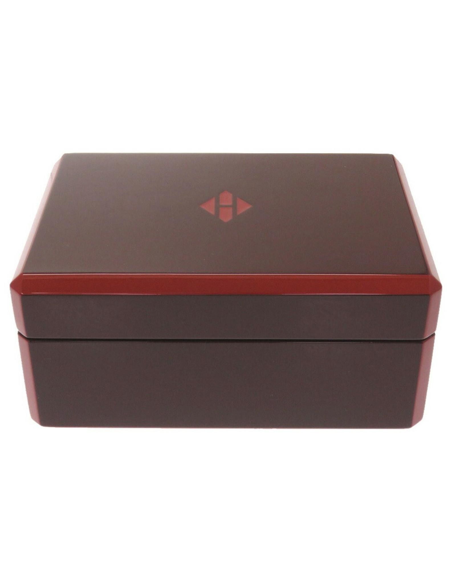 image of Wooden Hermes Jewelry Box in Burgundy, Women's