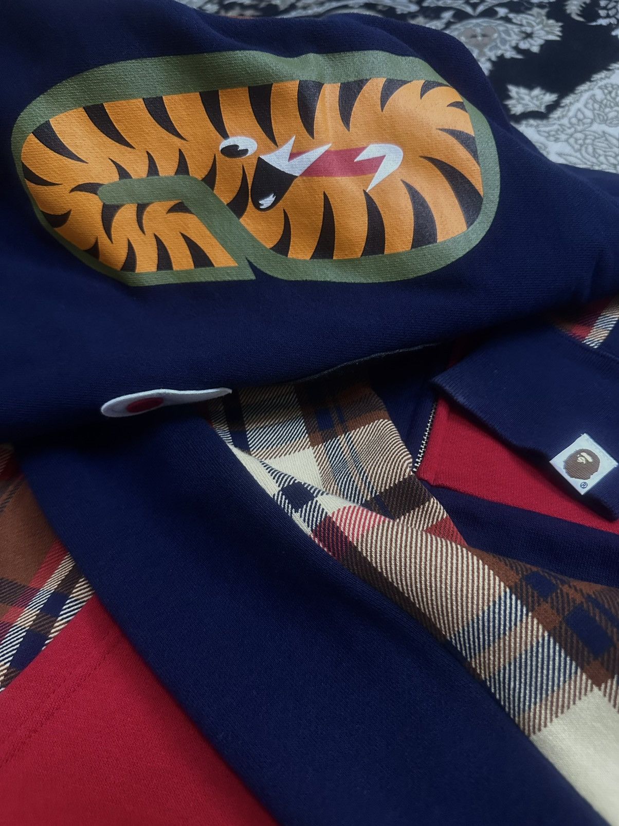 Bape A Bathing Ape Check Shark Relaxed Full Zip Hoodie Size M / US 6-8 / IT 42-44 - 10 Thumbnail