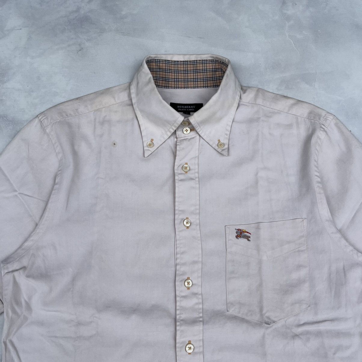 Burberry Burberry Black Label Pocket Logo Shirt Size US M / EU 48-50 / 2 - 2 Thumbnail