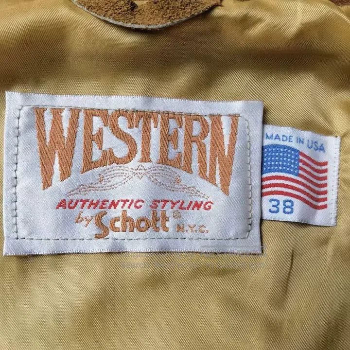 Schott Schott Suede western cowboy fringed leather jacket Size US XS / EU 42 / 0 - 3 Thumbnail