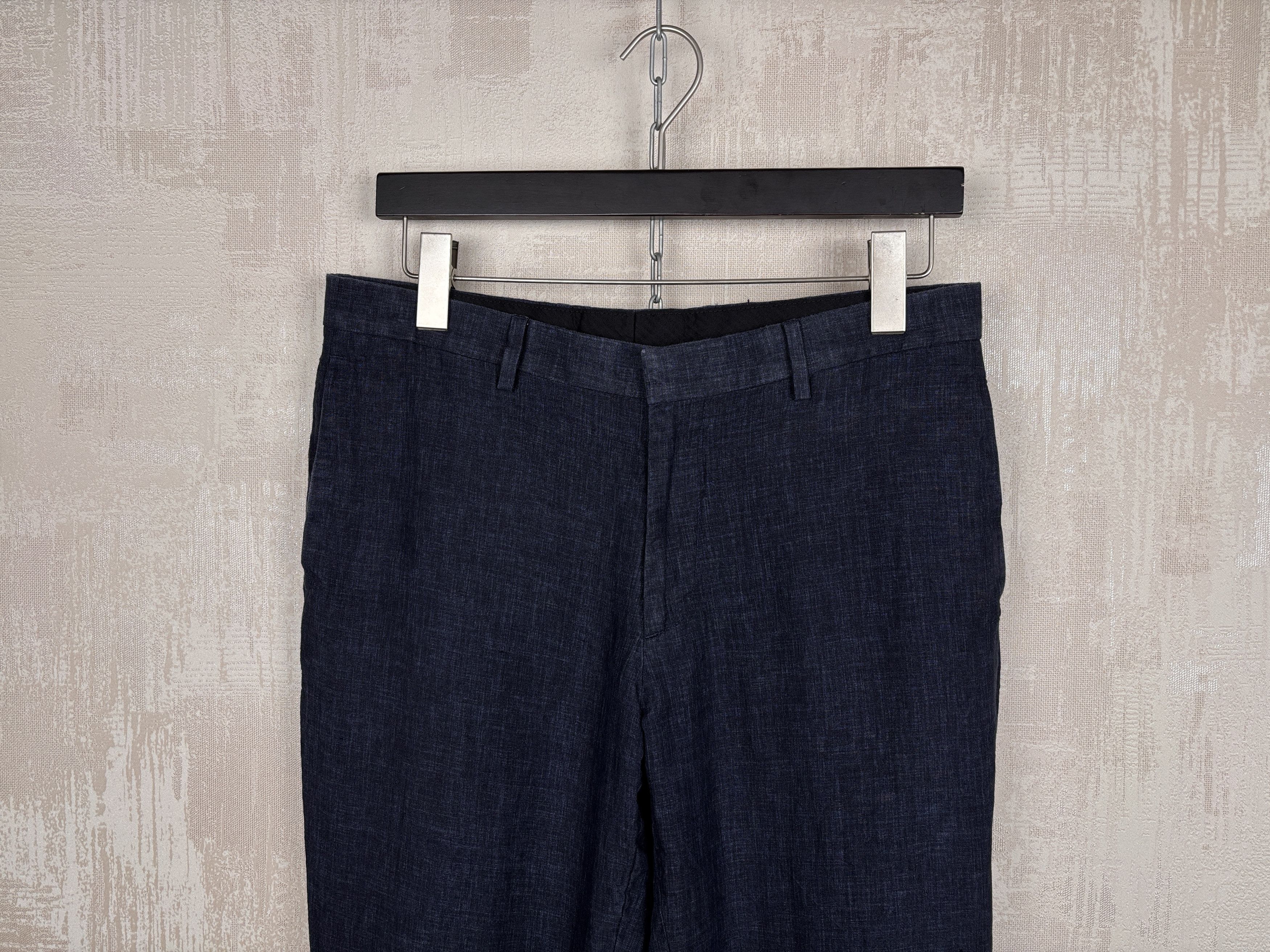 Cos COS Linen Chino Pants Men's Size EUR 48 (M) Navy Blue Size US 32 / EU 48 - 1 Thumbnail