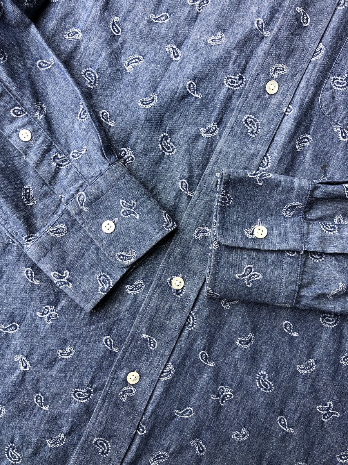 Japanese Brand × URBAN RESEARCH DOORS URBAN RESEARCH DOORS Mens Blue Paisley slim fit Size US S / EU 44-46 / 1 - 4 Thumbnail