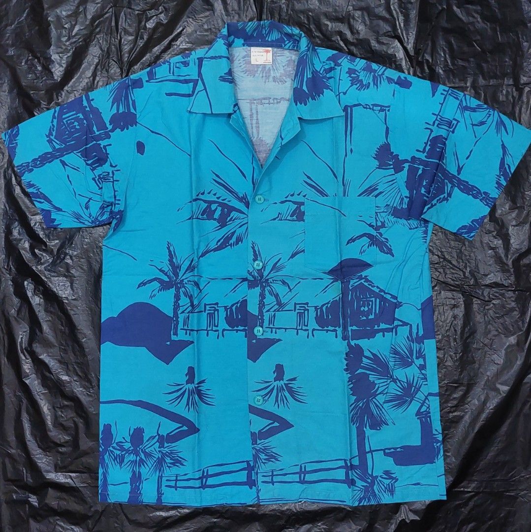 June japan open collar Hawaiian shirt
