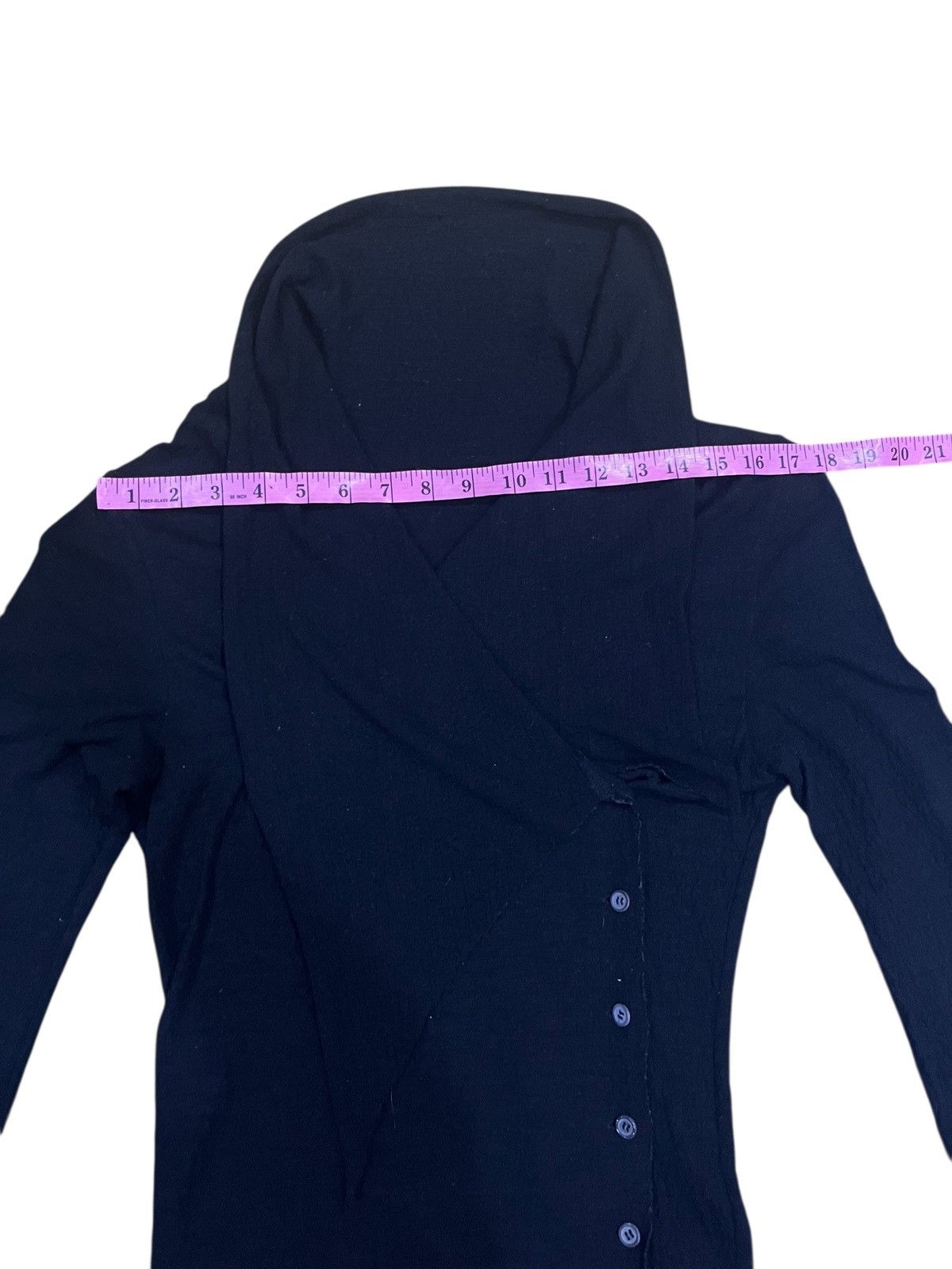 Issey Miyake ISSEY MIYAKE BUTTON UP LONG SLEEVE BLOUSE BLACK Size S / US 4 / IT 40 - 15 Thumbnail