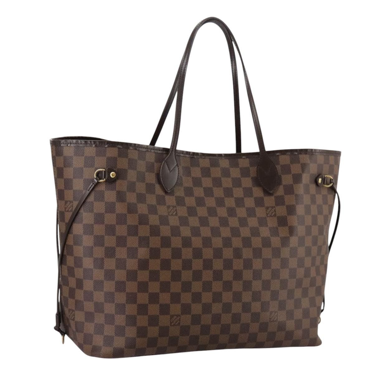 Louis Vuitton Damier Ebene Neverfull Gm Tote Bag N51106 in Brown, Women's