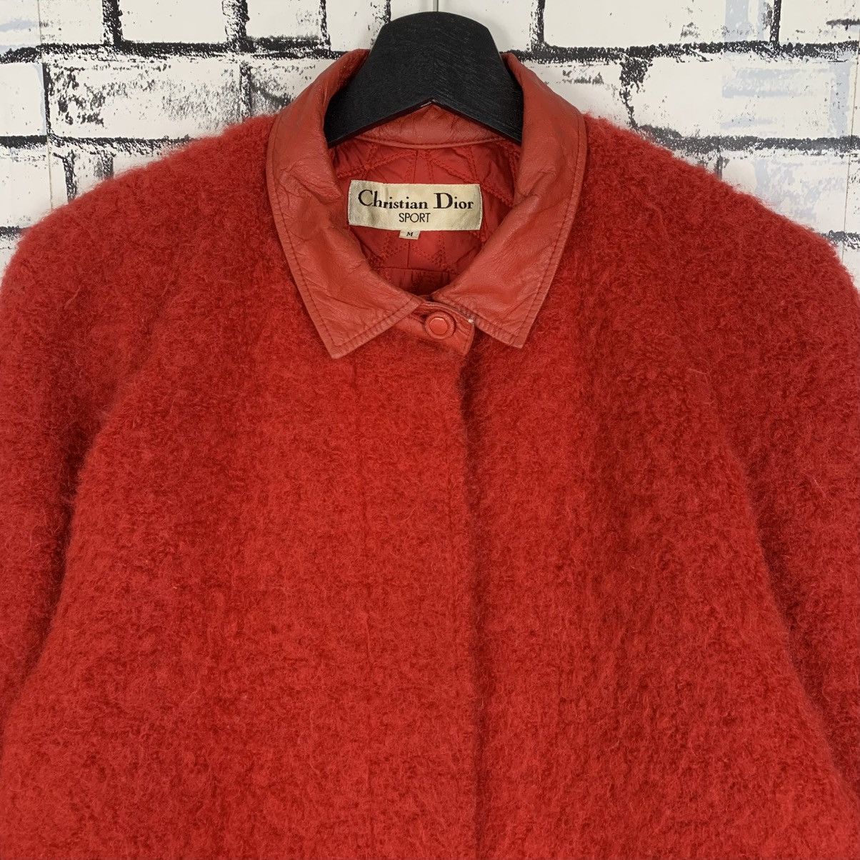 Designer × Dior × Vintage Vintage Christian Dior Sport Petit Boucle Coat Leathers Size M / US 6-8 / IT 42-44 - 2 Thumbnail