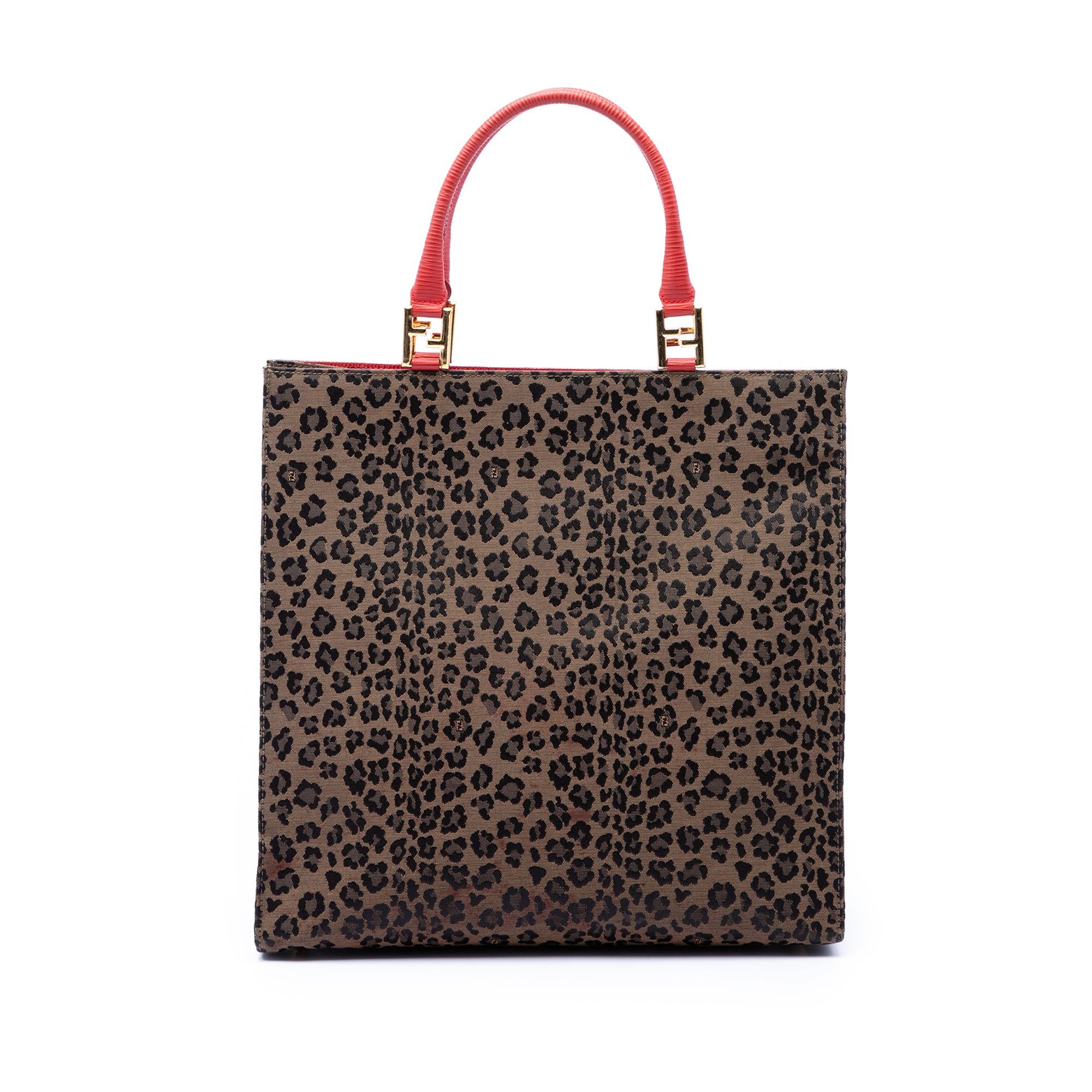 Fendi Leopard Print Canvas Tote Size ONE SIZE - 1 Thumbnail
