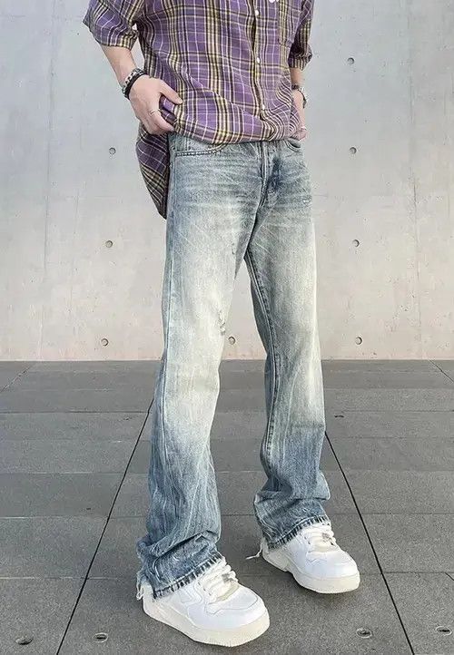 VIBE Vintage Blue Flared Slim Jean Size US 30 / EU 46 - 1 Thumbnail