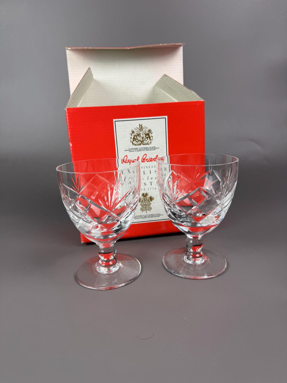 Other 2x Royal Brierley 13.5cm Tall Braemar Wine Glass. Size ONE SIZE - 2 Thumbnail