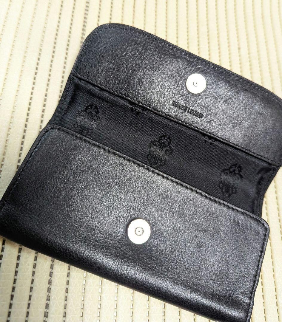 Chrome Hearts CHROME HEARTS Genuine Leather Eyeglass Case Black Size ONE SIZE - 4 Thumbnail
