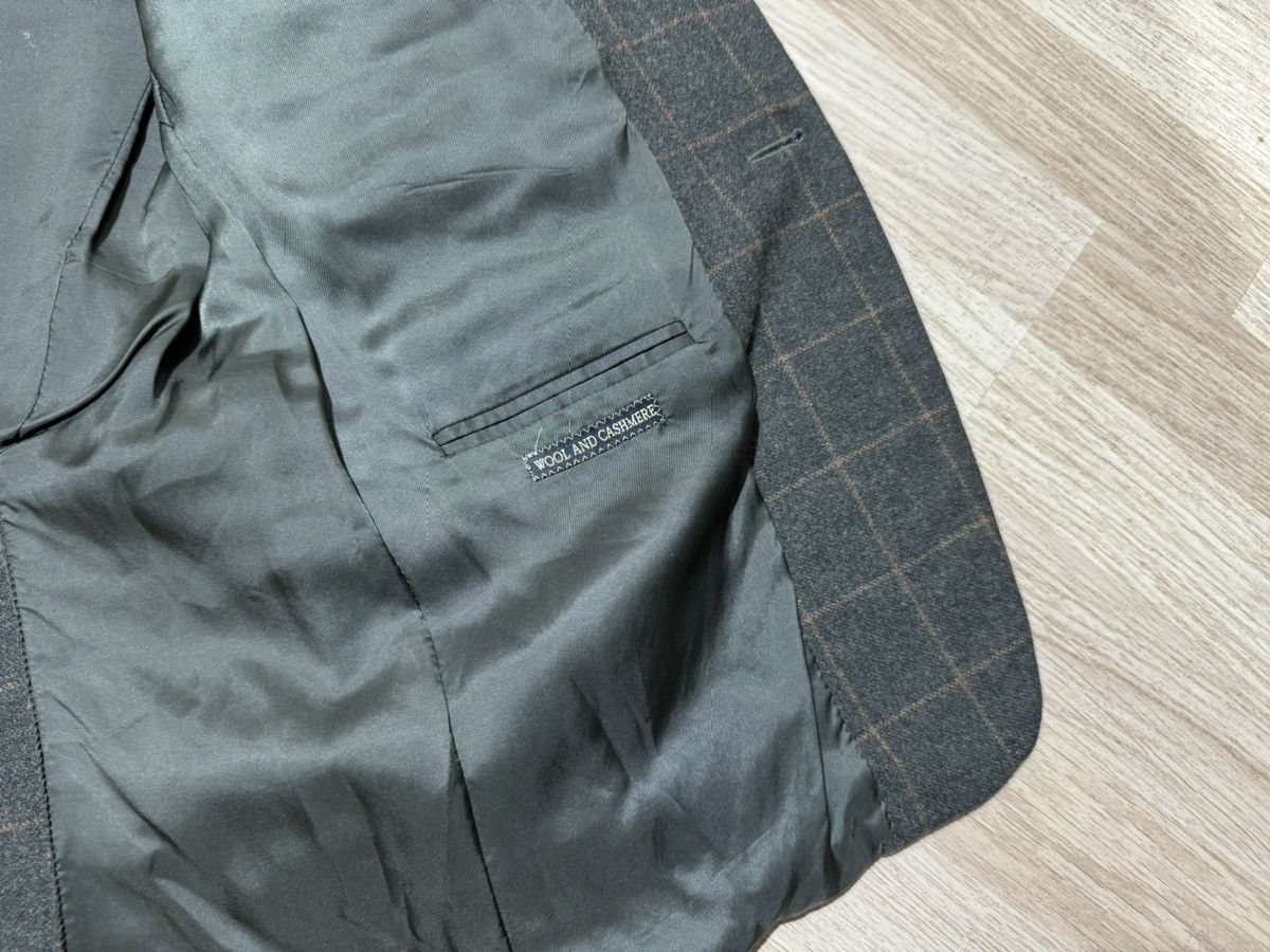 Corneliani × Designer Corneliani plaid wool cashmere blazer 48R Size 48R - 8 Thumbnail