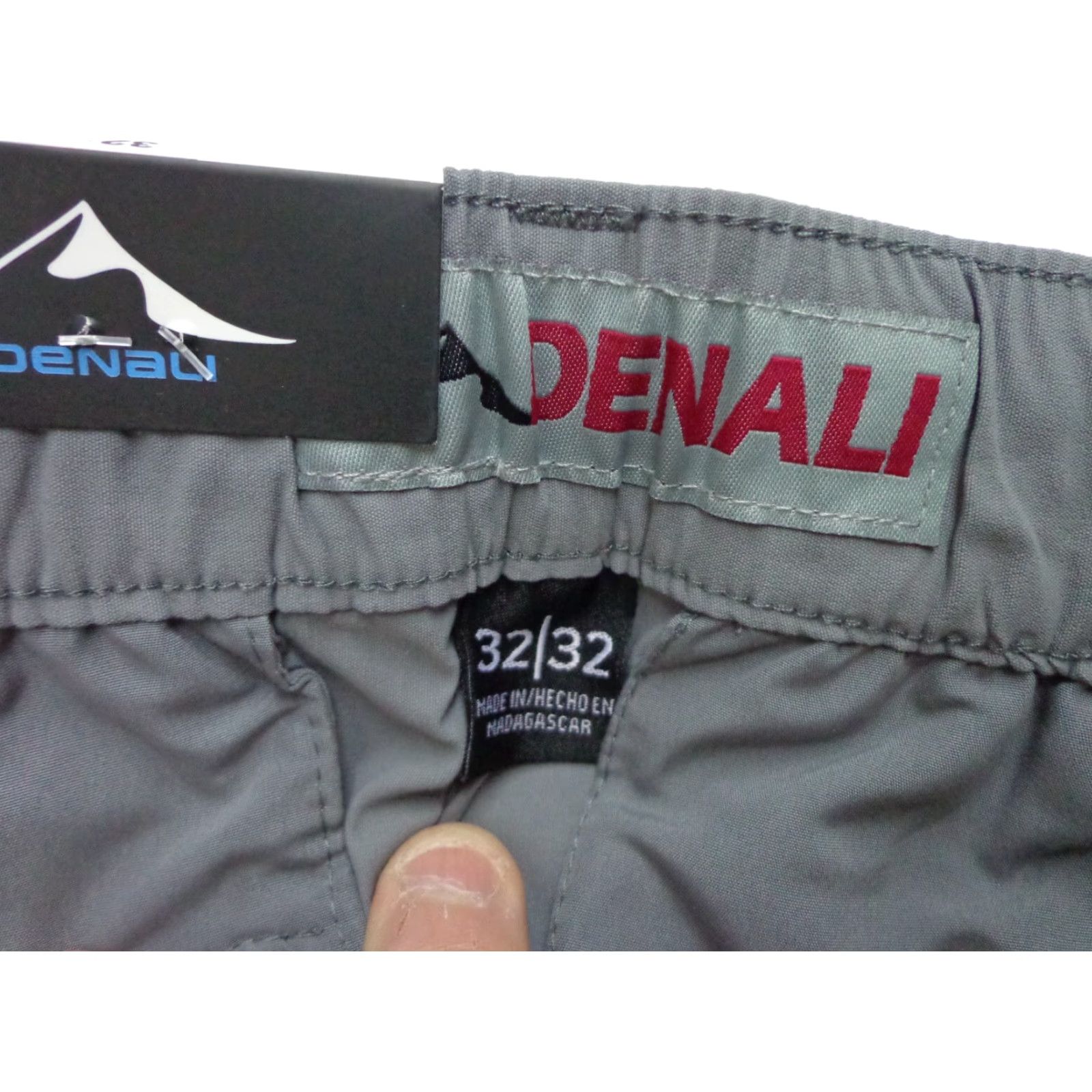 Vintage DENALI Technical Stretch Pants ZIP 32/32 Silver 94% Nylon 6% Spandex Men Regular Moderate Comfort Stretch Shirt? Size US 32 / EU 48 - 4 Thumbnail