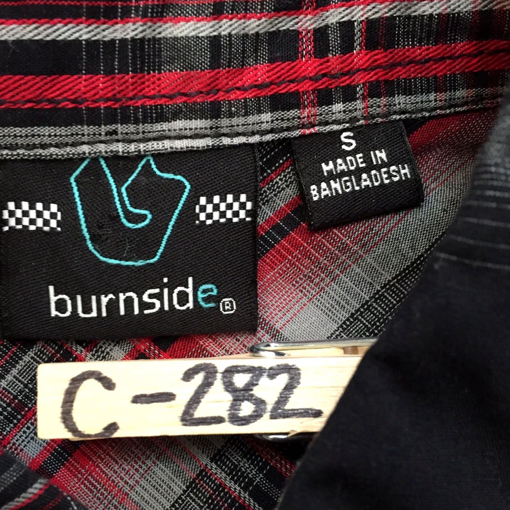 Burnside Burnside Shirt Mens S Black Red Plaid Short Sleeve Snap Western Button-Up Collared Casual Burnside Mens S Black Red Plaid Western Shirt Size US S / EU 44-46 / 1 - 7 Thumbnail