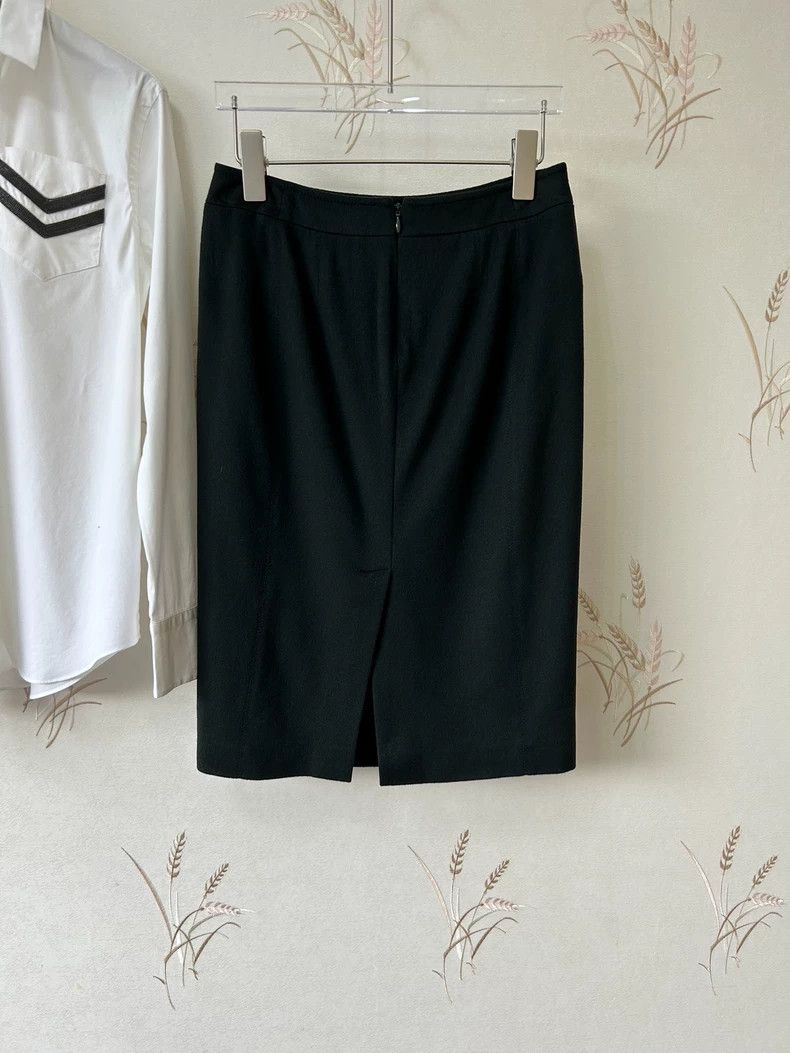 Loro Piana LORO PIANA Greenish pink cashmere skirt Size 26" / US 2 / IT 38 - 2 Thumbnail
