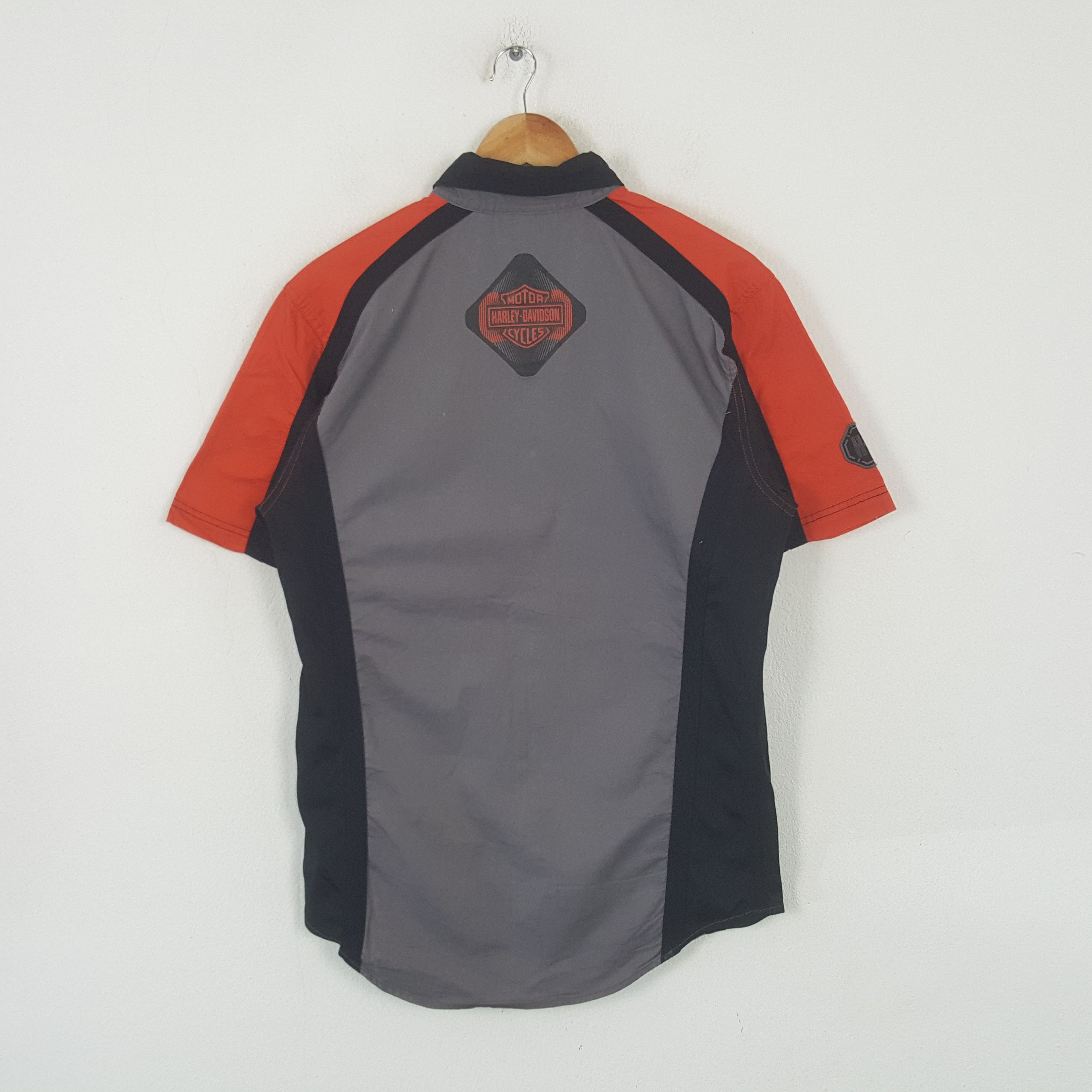 Harley Davidson Vintage Harley Davidson Bikers Work Shirt Button Up RR11 Size US M / EU 48-50 / 2 - 3 Thumbnail