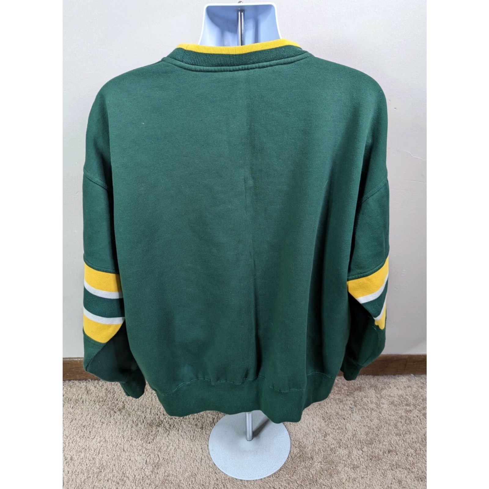 Lee VINTAGE Lee Sweatshirt Green Bay Packers Men’s Crewneck 2XL Green 90s Athleisure Size US XXL / EU 58 / 5 - 4 Thumbnail