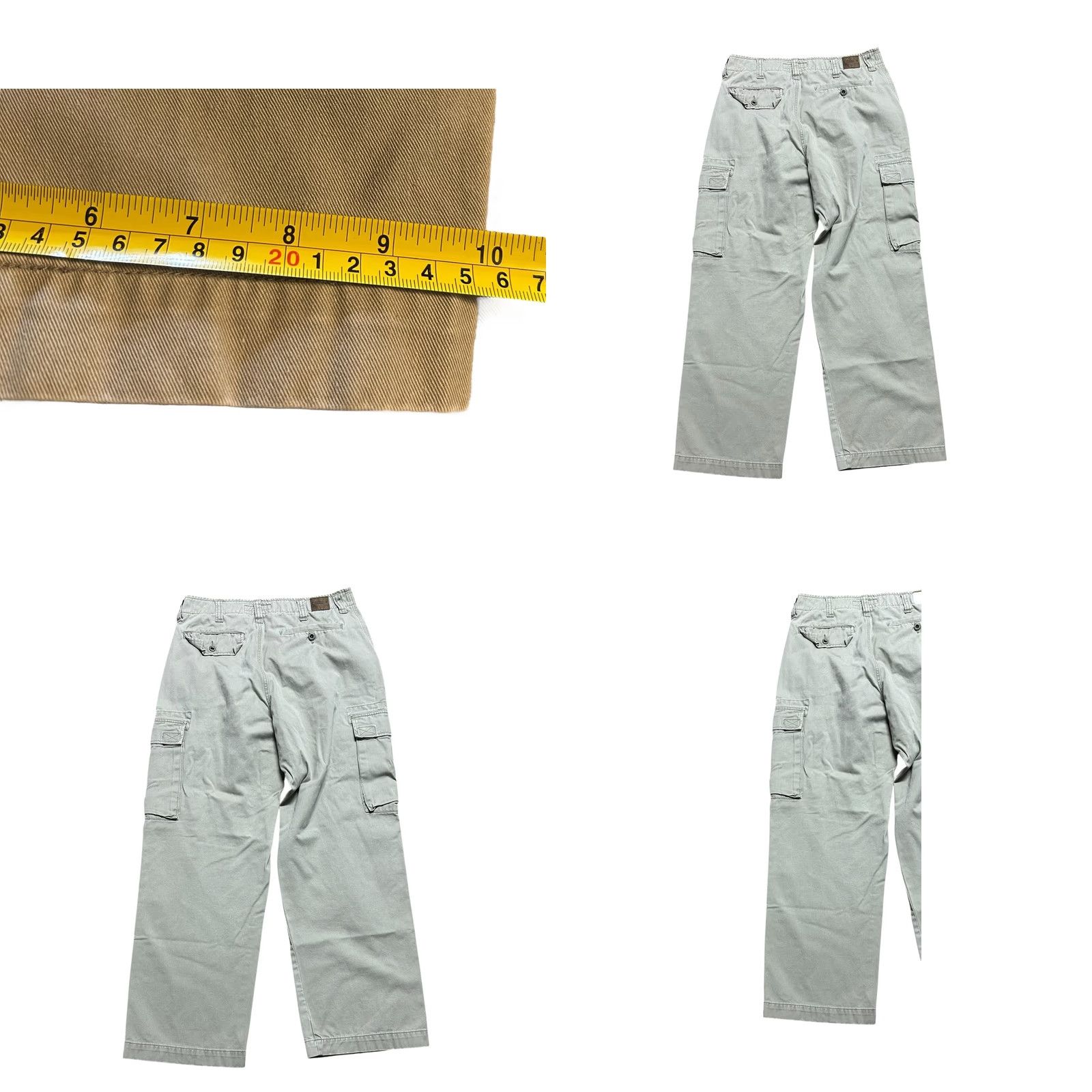 Vintage VINTAGE Union Bay Cargo Pants Men 32x32 Tan Wide-Leg Grunge Skater Public Size US 32 / EU 48 - 8 Thumbnail