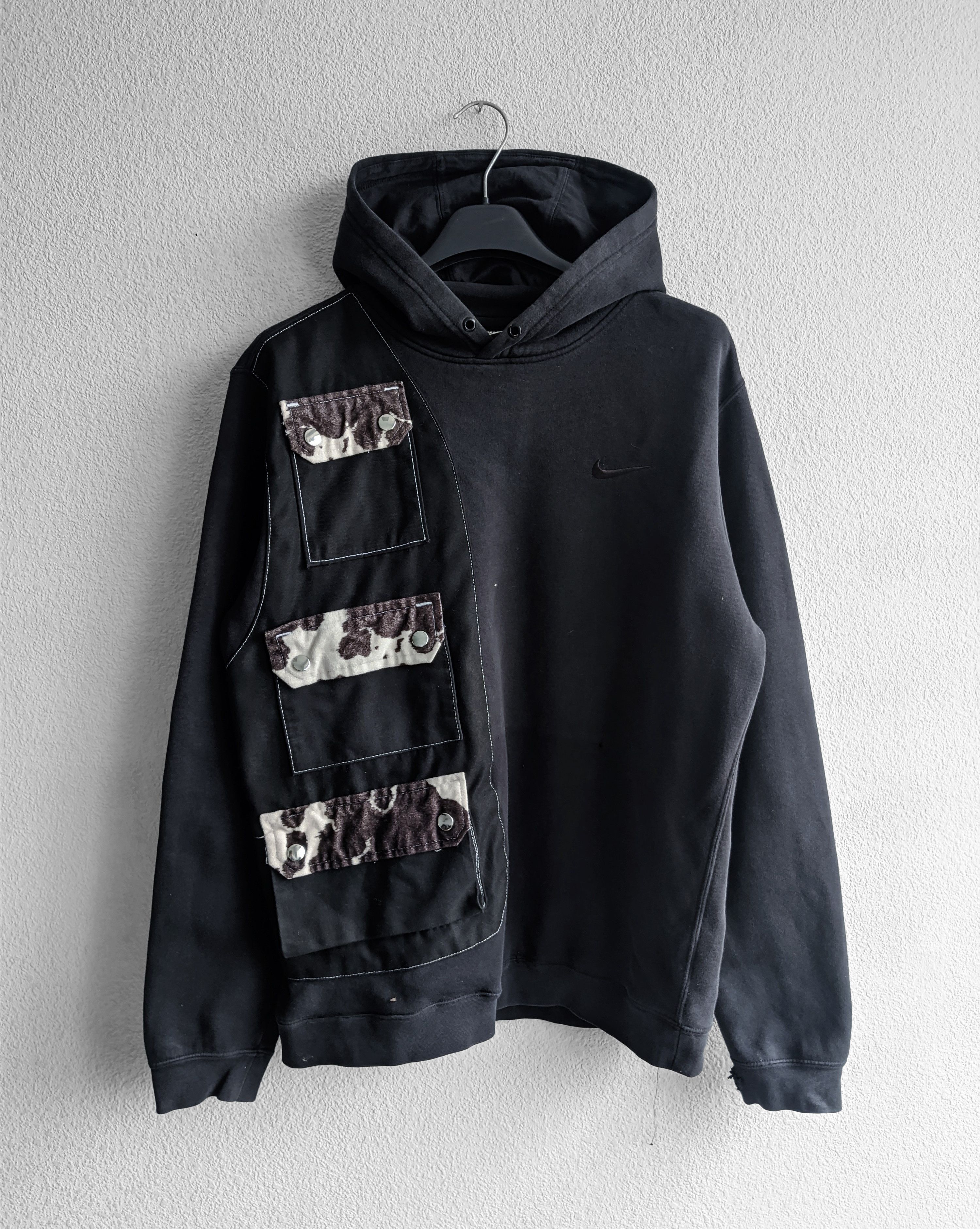 Nike Nike hoodie custom multipocket swoosh y2k Size US M / EU 48-50 / 2 - 1 Thumbnail