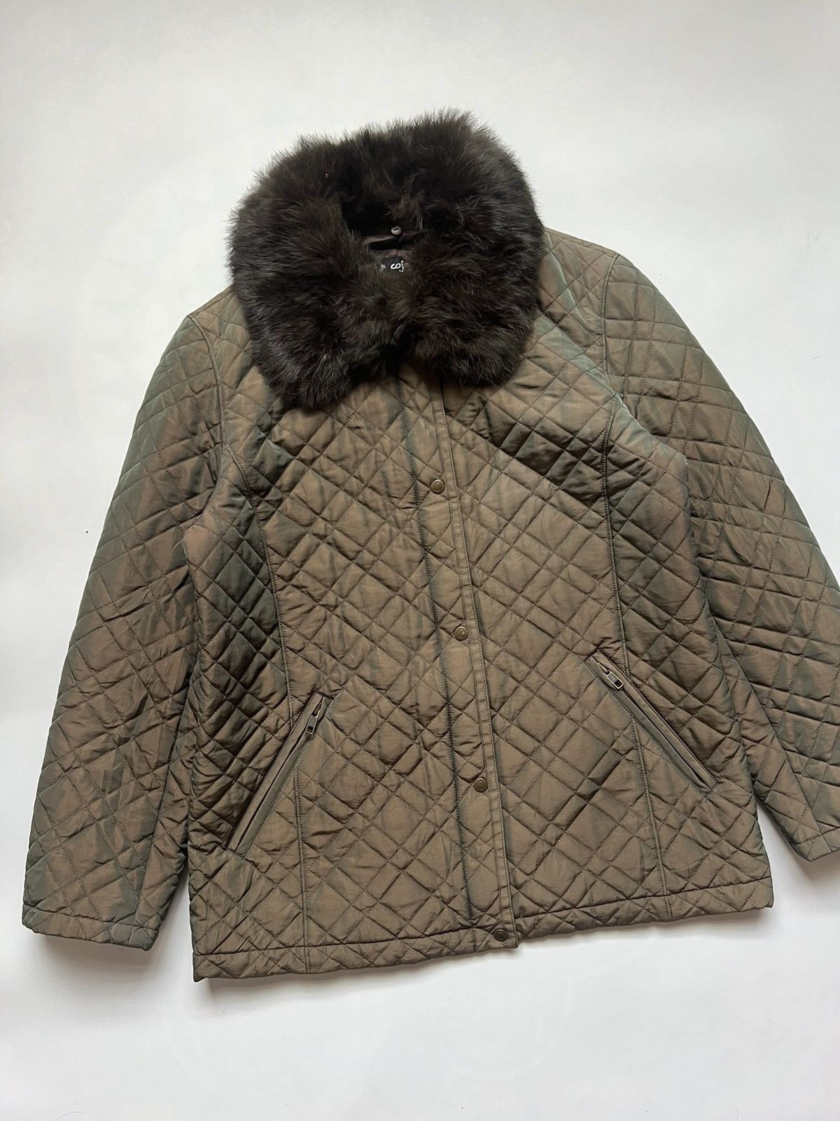 Japanese Brand Tokyo Style Mink Fur Quilted Coat Jacket Lgb Size US M / EU 48-50 / 2 - 2 Thumbnail