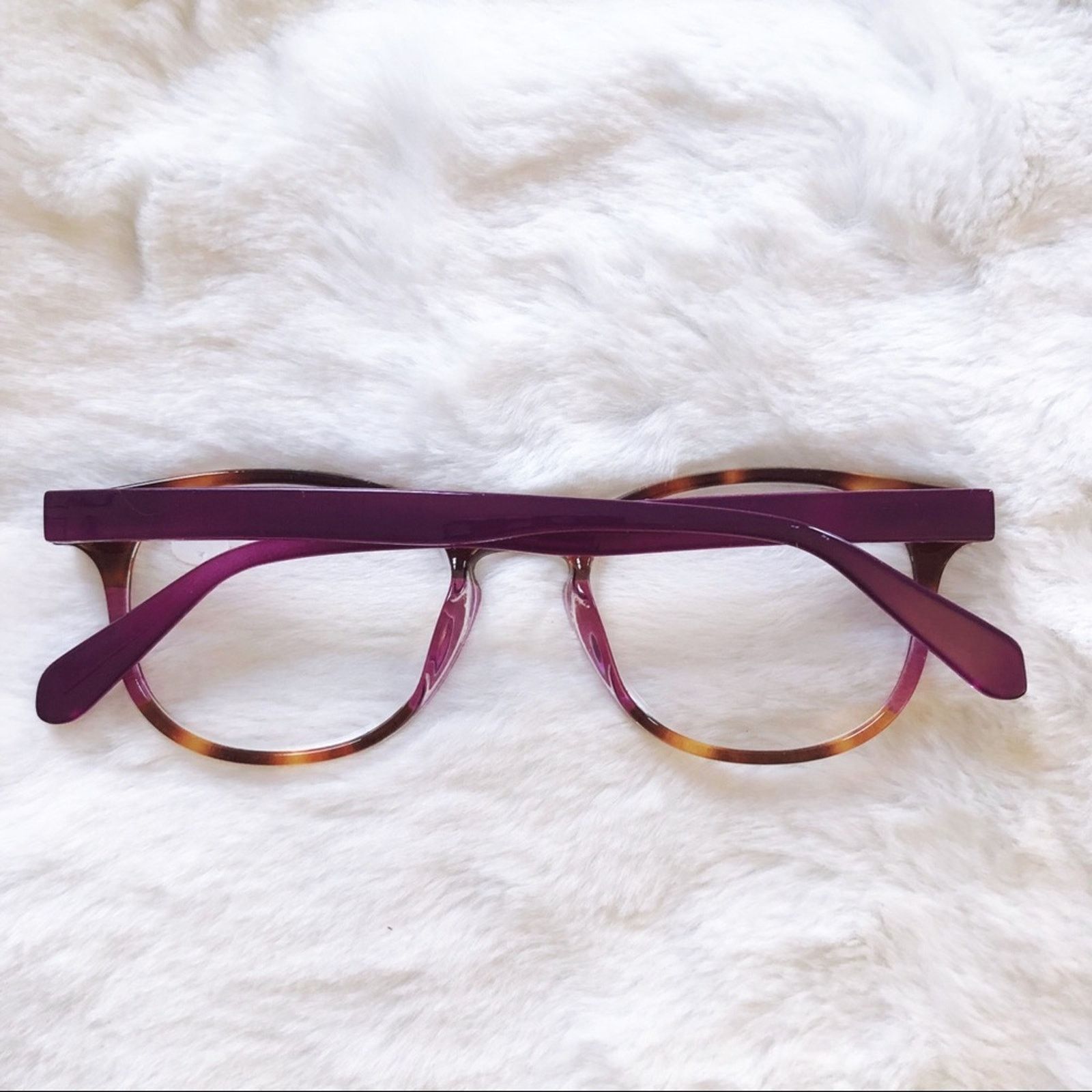 Other Lexi Purple & Brown Round Rim Reader Glasses Size ONE SIZE - 8 Thumbnail