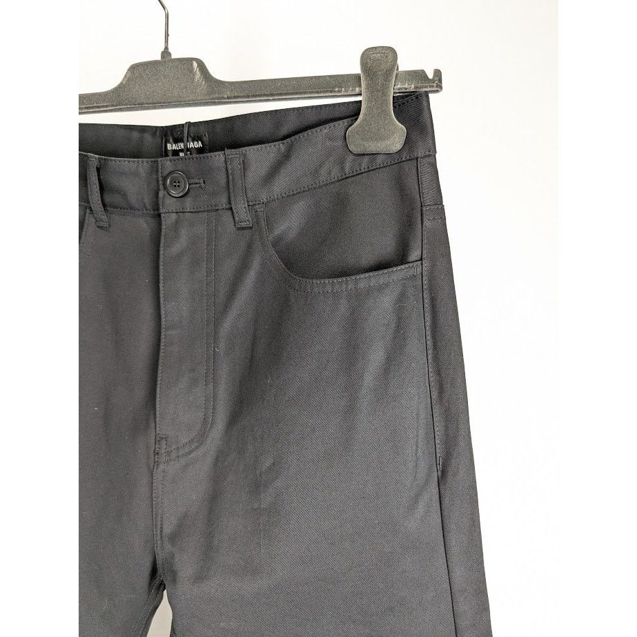 Balenciaga o1rshd1 Denim Jeans in Black Size US 26 / EU 42 - 6 Thumbnail