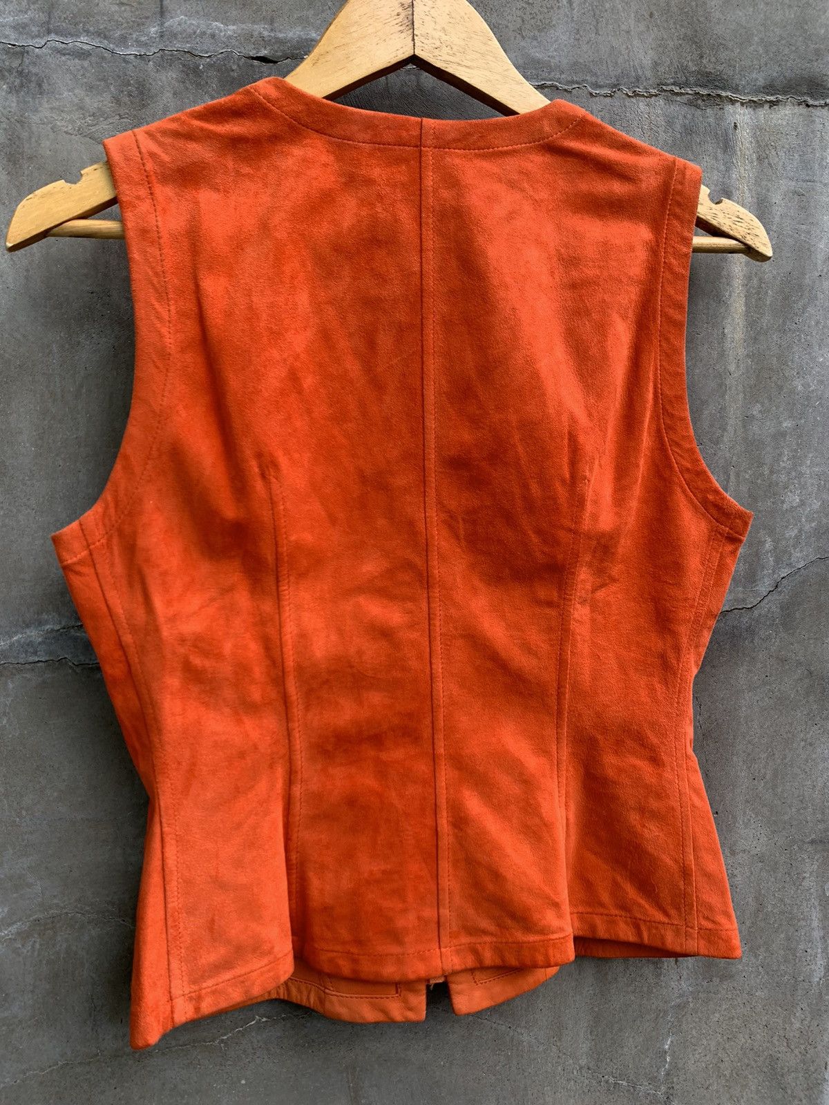 Gucci 1996 Tom Ford Era Vera Pelle Reversible Leather Vest Size US XS / EU 42 / 0 - 6 Thumbnail
