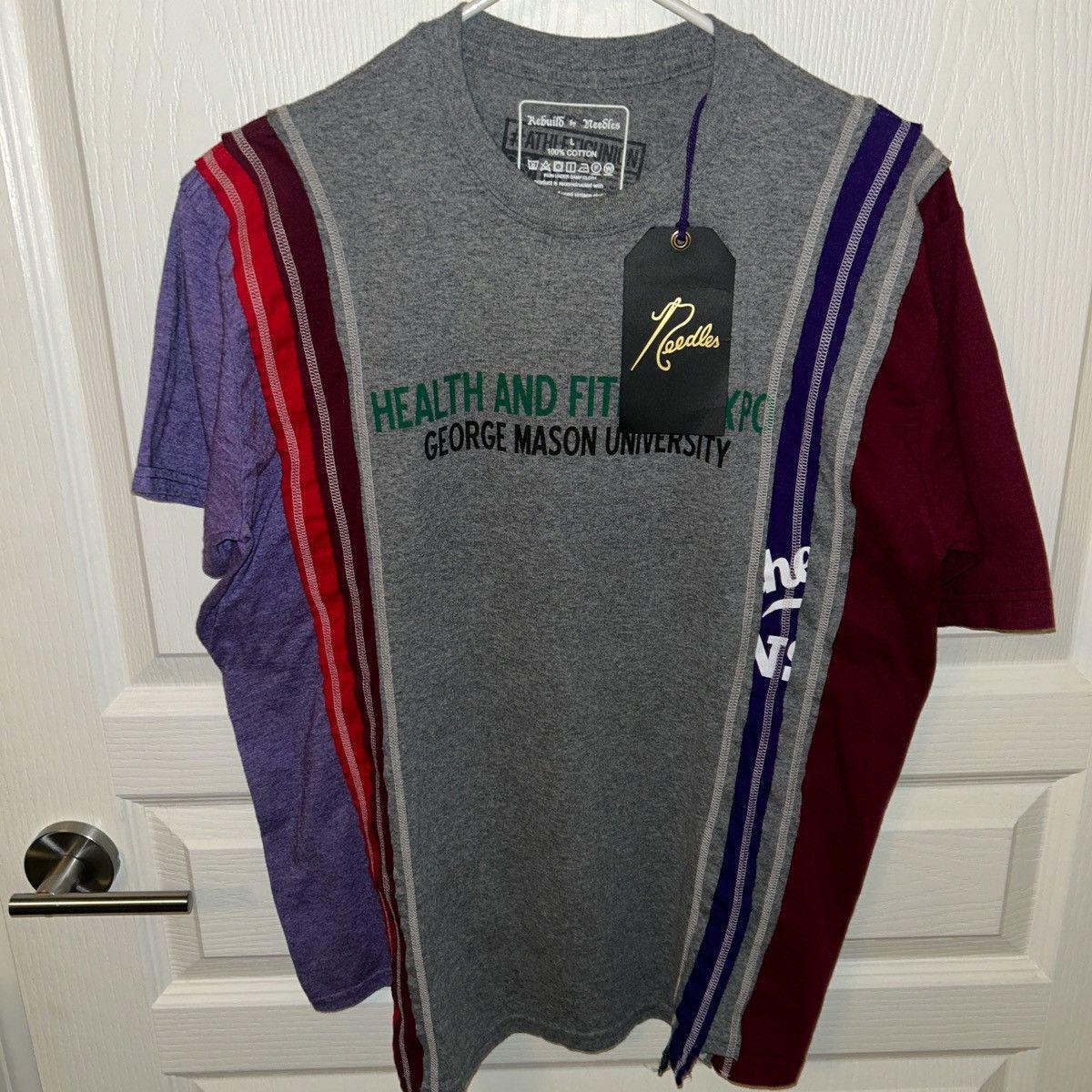 image of Needles 7 Cut Layer Tee, Men's (Size Medium)