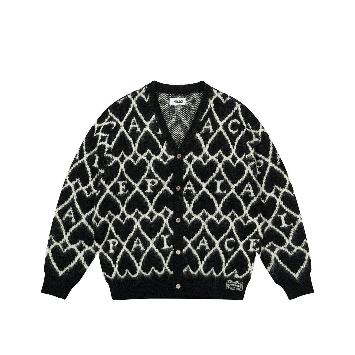 Palace Palace Sportiva Knit Jersey in Black | Grailed
