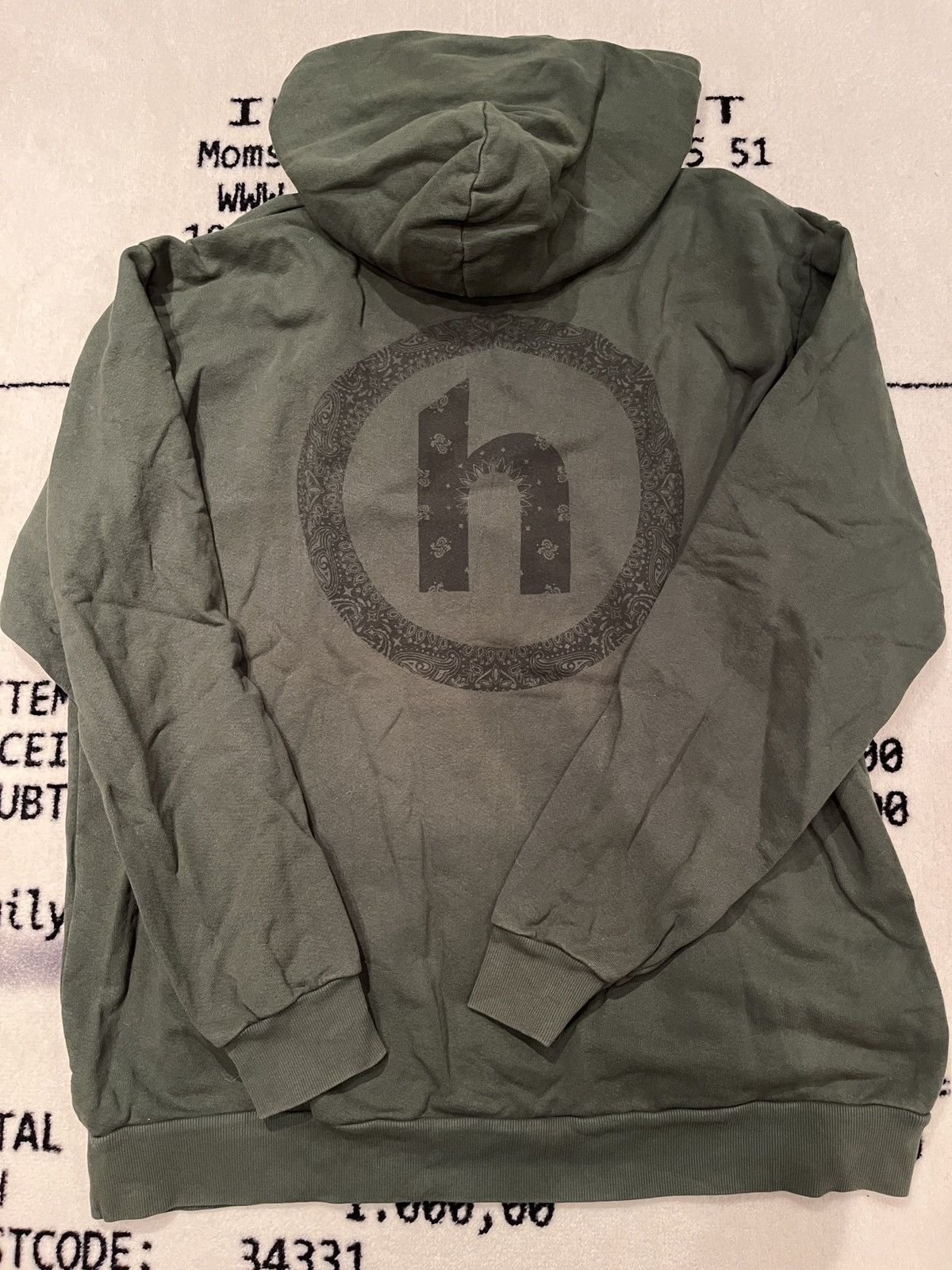 HIDDEN HiddenNy Hoodie Green Sweatshirt Size US L / EU 52-54 / 3 - 3 Thumbnail