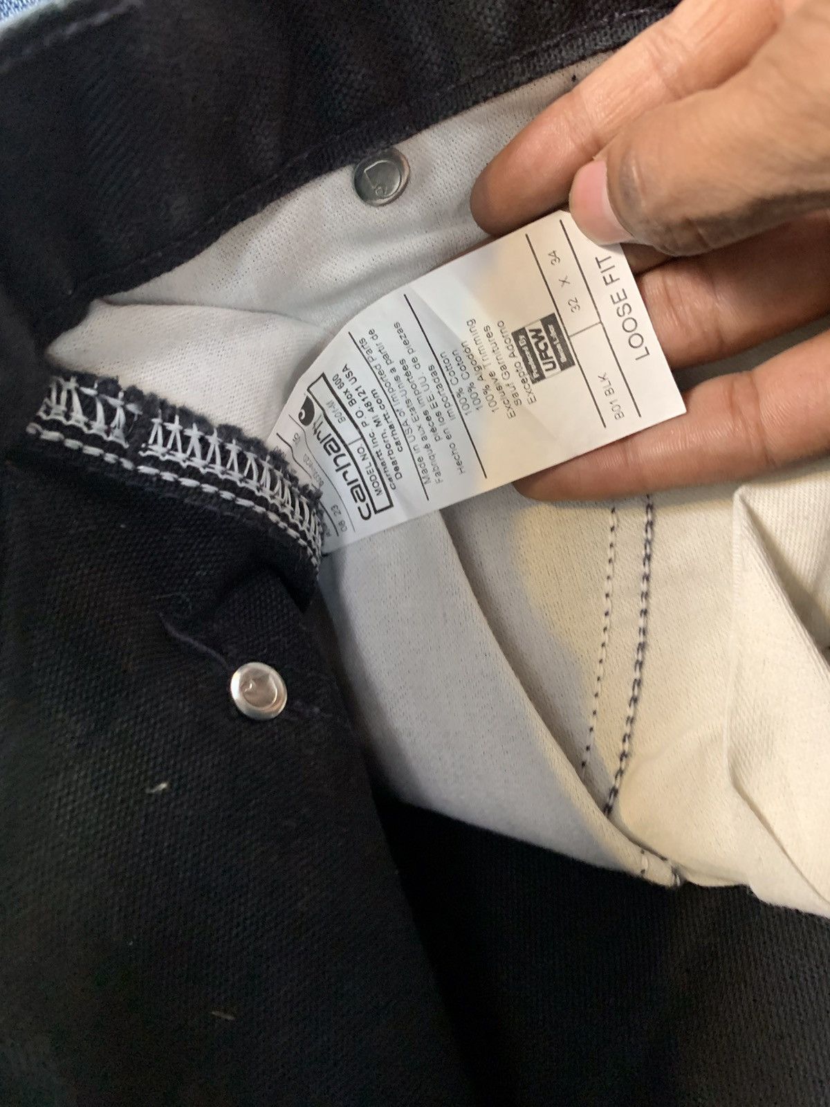 Carhartt Rare vintage carhartt thrashed double knee Size US 31 - 7 Thumbnail
