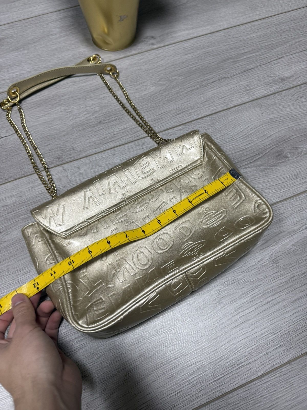 Vivienne Westwood Vivienne Westwood big gild orb monogram chain bag Size ONE SIZE - 14 Thumbnail