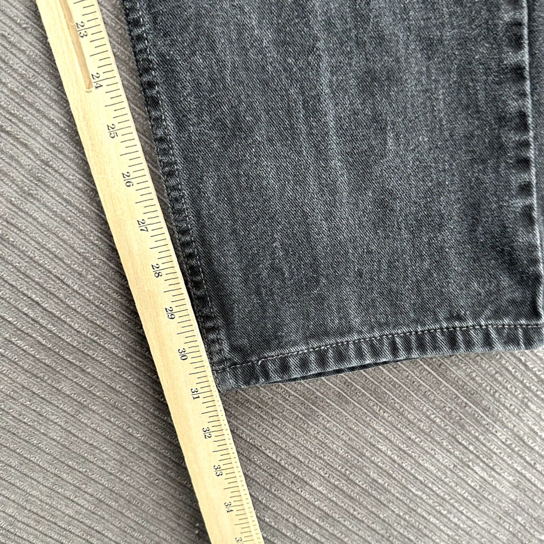 Levi's Levi's 505 Jeans Men 34 Regular Black Denim Straight Leg Vintage No Size US 34 / EU 50 - 5 Thumbnail