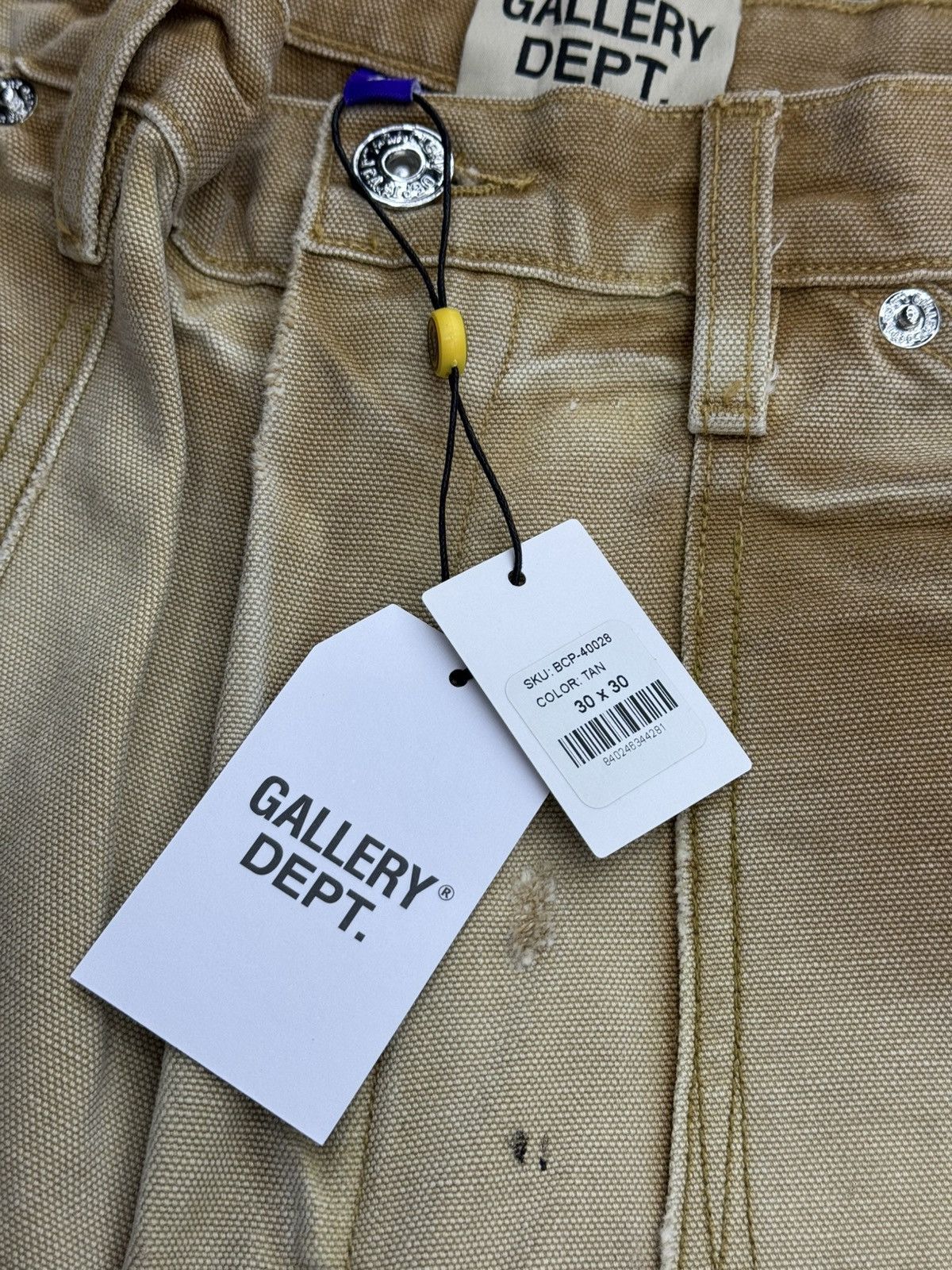 Gallery Dept. Gallery Dept Branko Carpenter Denim Jeans Tan Size US 30 / EU 46 - 15 Thumbnail
