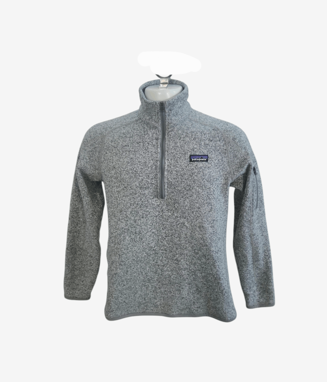 Patagonia Patagonia Women's Better Sweater Gray Heathered 1/4 Quarter Size L / US 10 / IT 46 - 1 Thumbnail