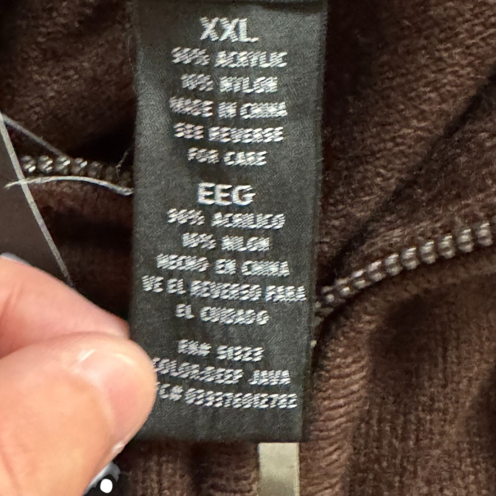 Other Josephine Chaus Brown Full Zip Sweater XXL Long Sleeve Size XXL / US 16-18 / IT 52-54 - 10 Thumbnail