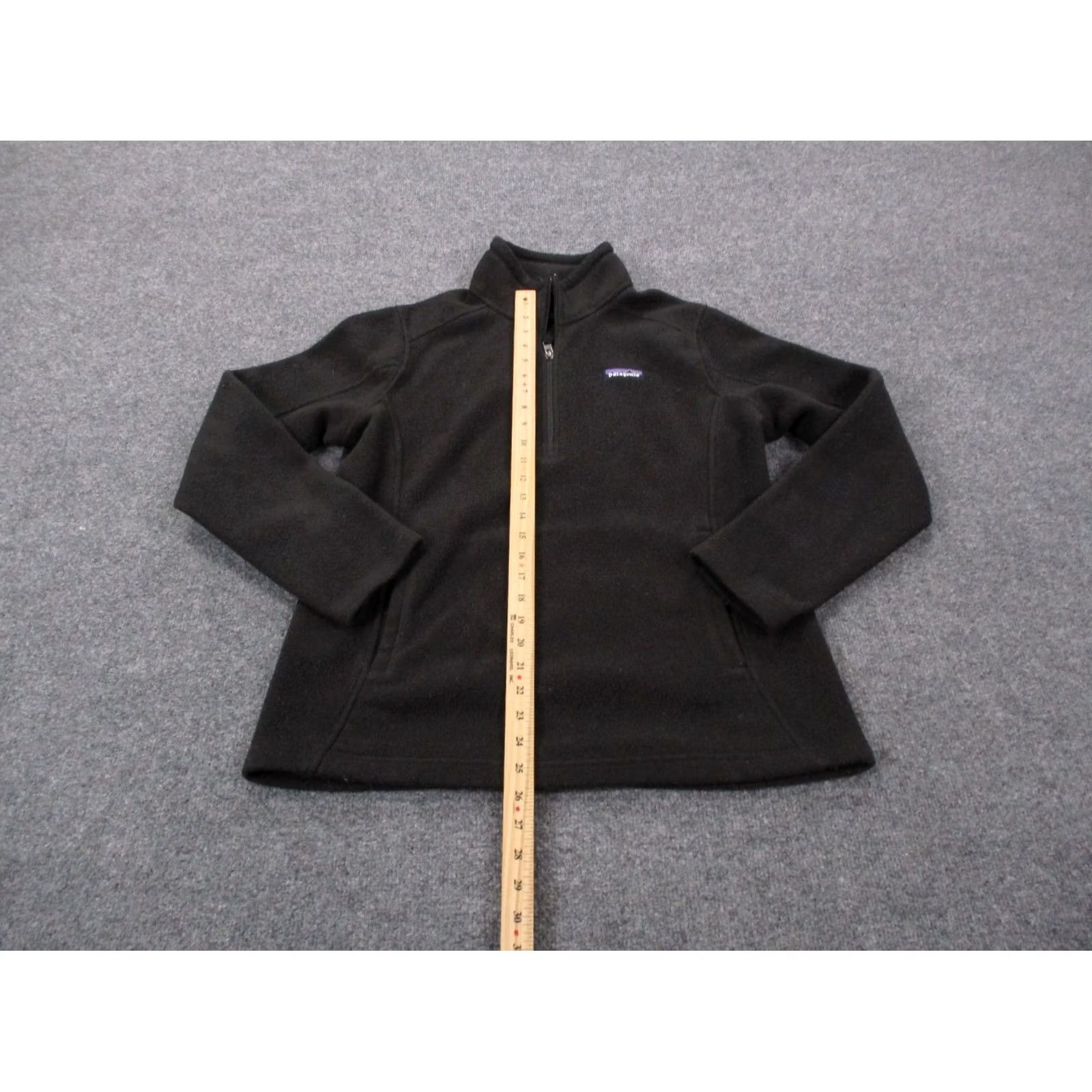 Patagonia Patagonia Jacket Womens L Black Synchilla Fleece Windbreaker Pockets 1/4 Zip Outdoor Outdoor 90s Mens? Size L / US 10 / IT 46 - 3 Thumbnail